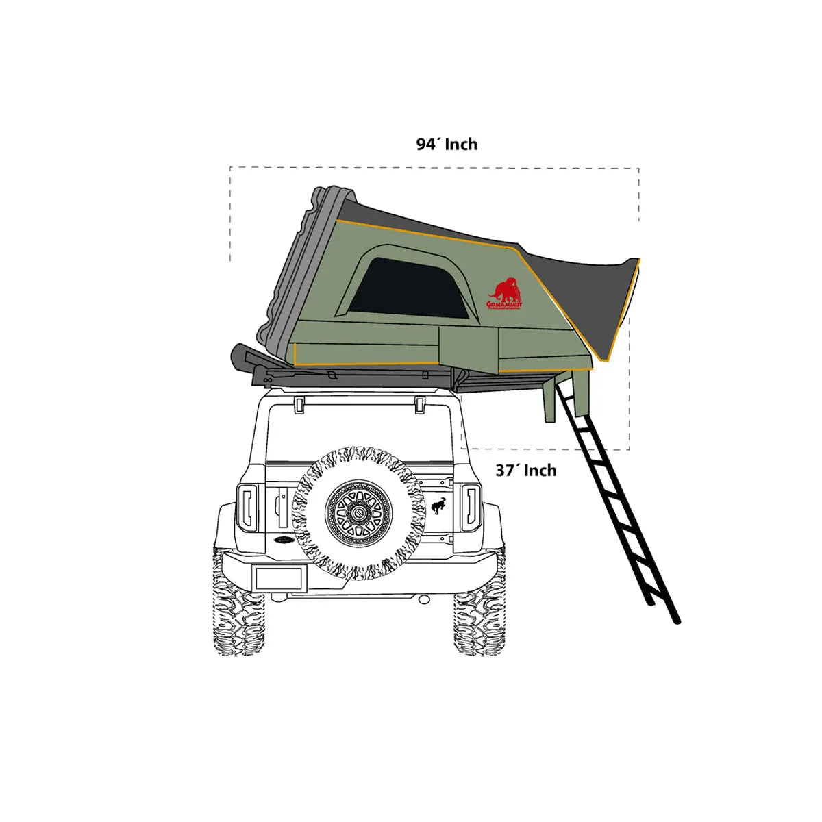 Rooftop tent USA
