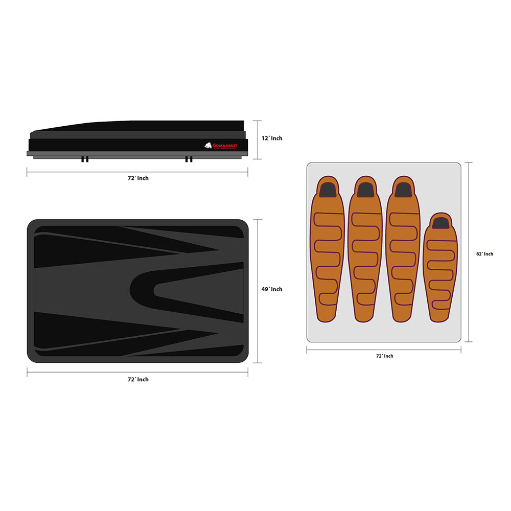 Road trip roof tent